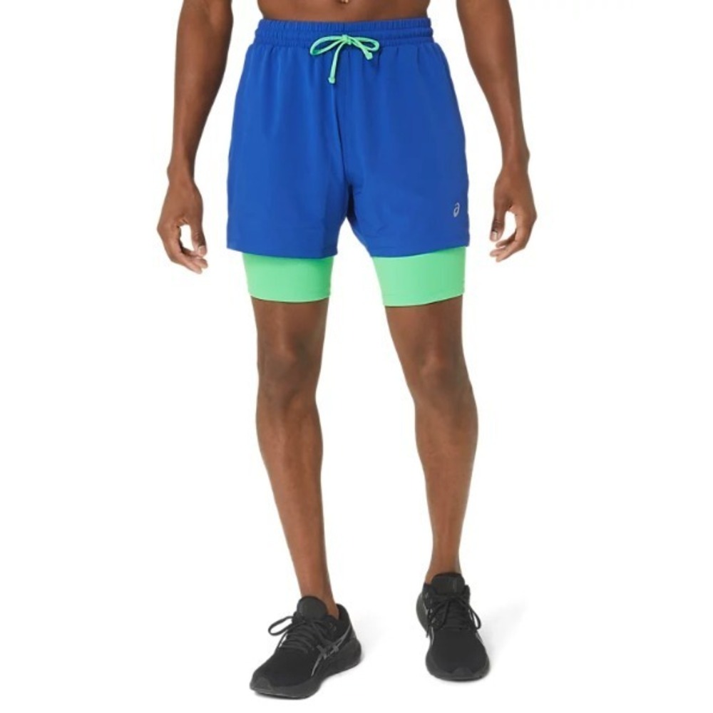 ASICS® (Men's 3XL) Strong rePURPOSED™ Collection Run Short in Royal/Track